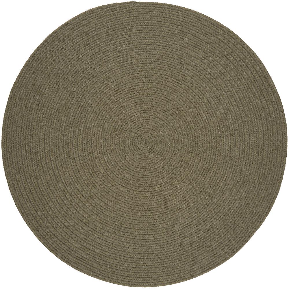 WearEver Moss Green Poly 6' Round. Picture 1