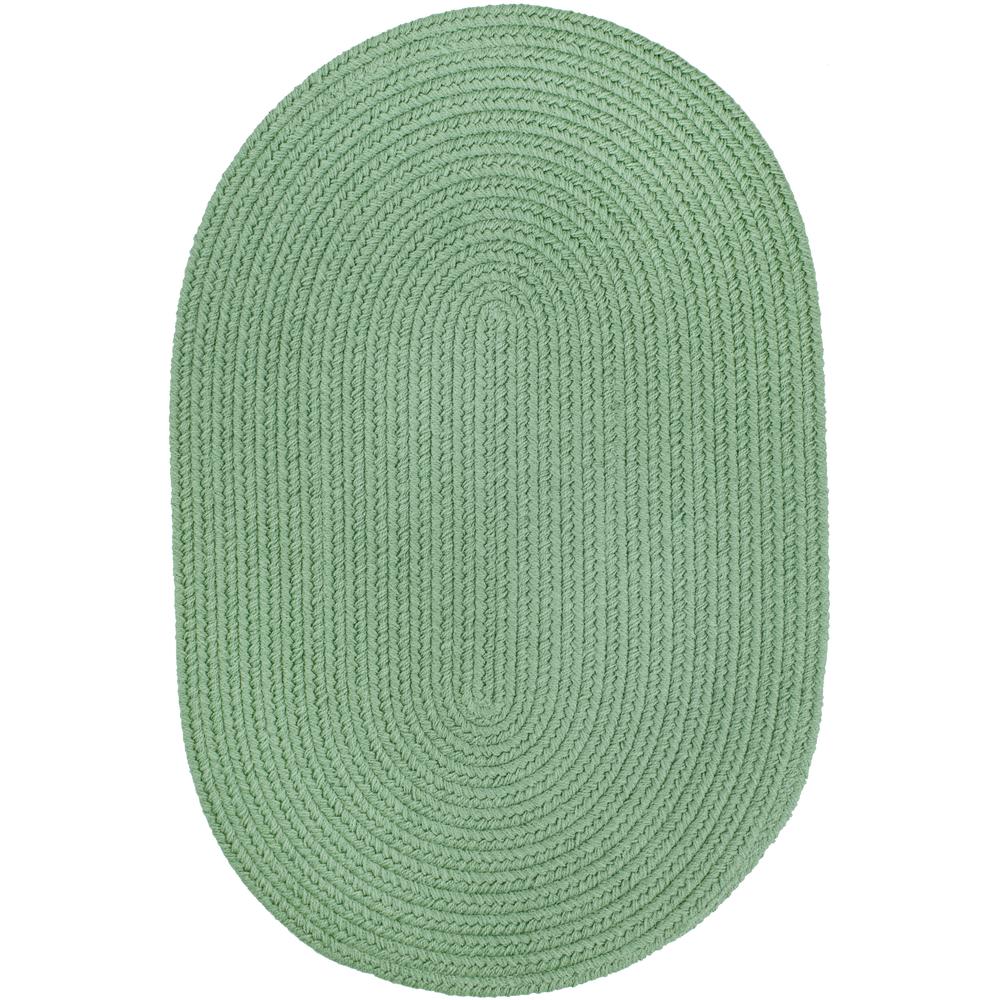 WearEver Celadon Poly 2X4 Oval. Picture 1