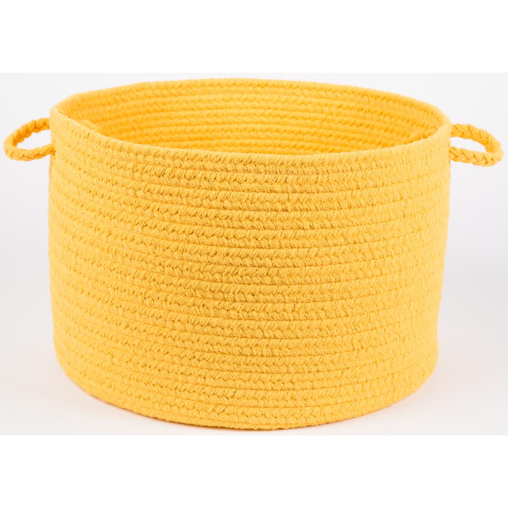 WearEver Daffodil Poly 18" x 12" Basket. Picture 1