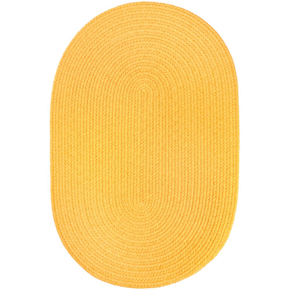 WearEver Daffodil Poly 5X8 Oval. Picture 1