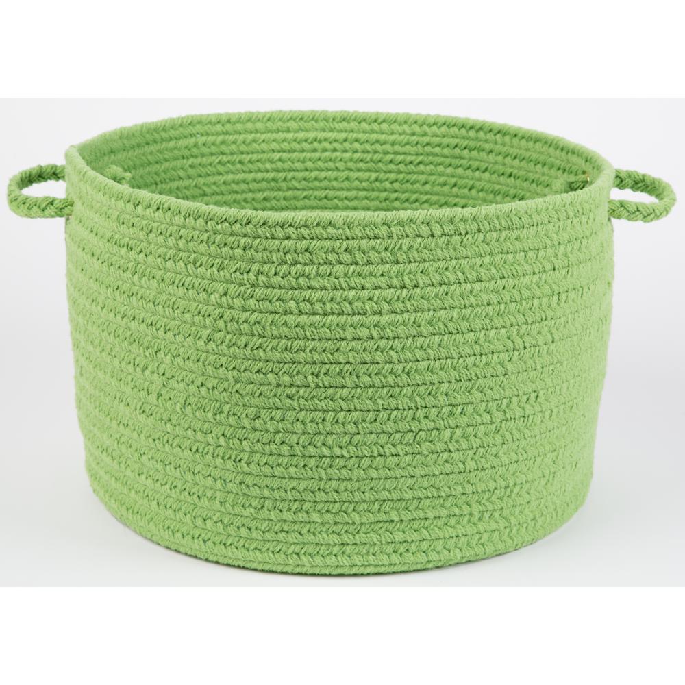 WearEver Key Lime Poly 18" x 12" Basket. Picture 1