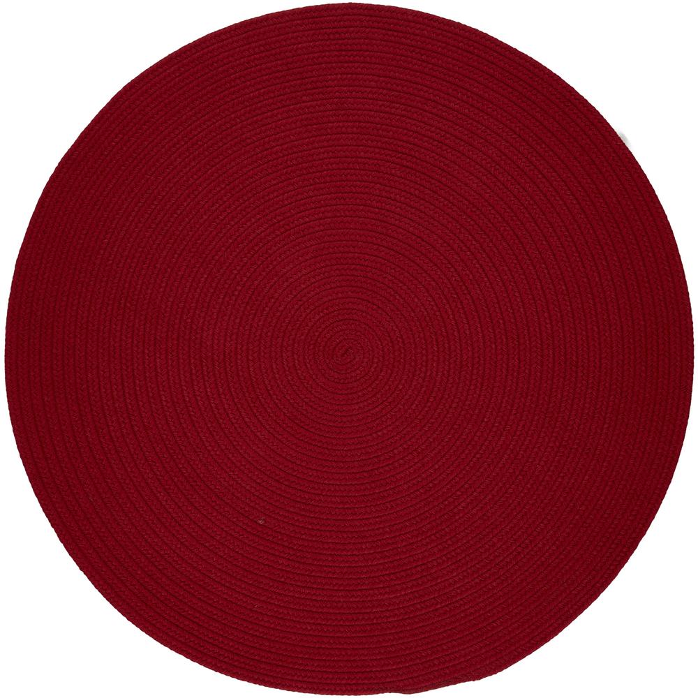 WearEver Brilliant Red Poly 6' Round. Picture 1