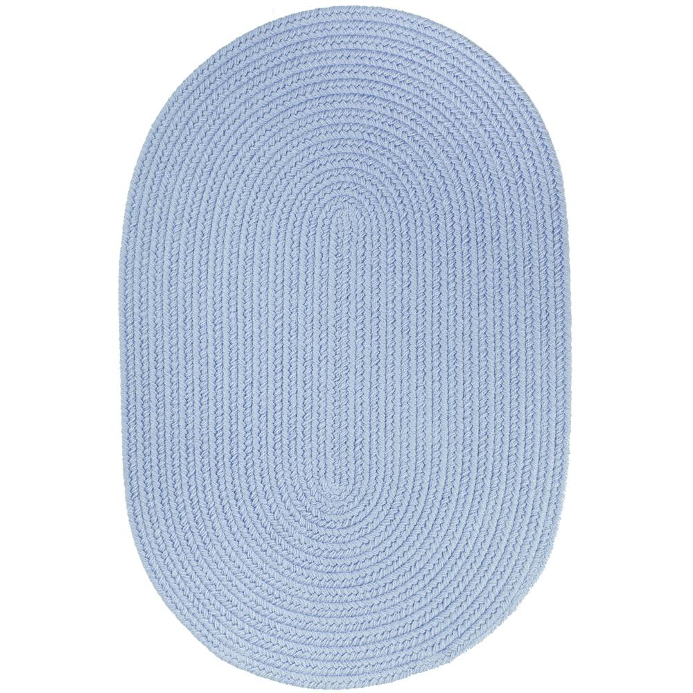 WearEver Hydrangea Poly 3X5 Oval. Picture 1