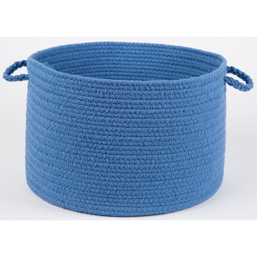 WearEver French Blue Poly 18" x 12" Basket. Picture 1