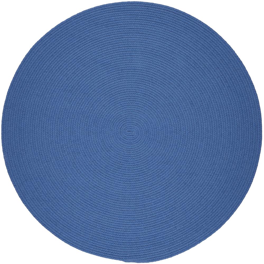 WearEver French Blue Poly 4' Round. Picture 1