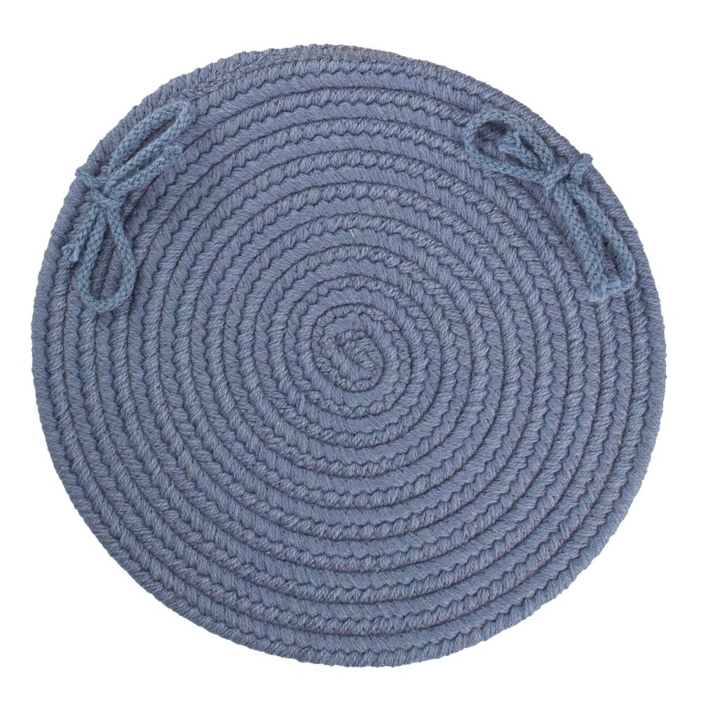 Solid Sailor Blue Wool C/P's Set-of-4. Picture 1