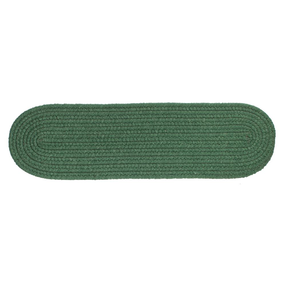 Solid Hunter Green Wool 8x28 Str Trd. Picture 1
