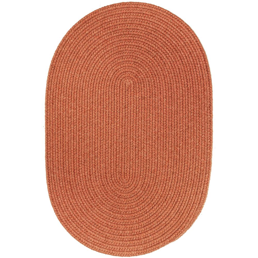 Solid Terra Cotta Wool 2X3 Oval. Picture 1