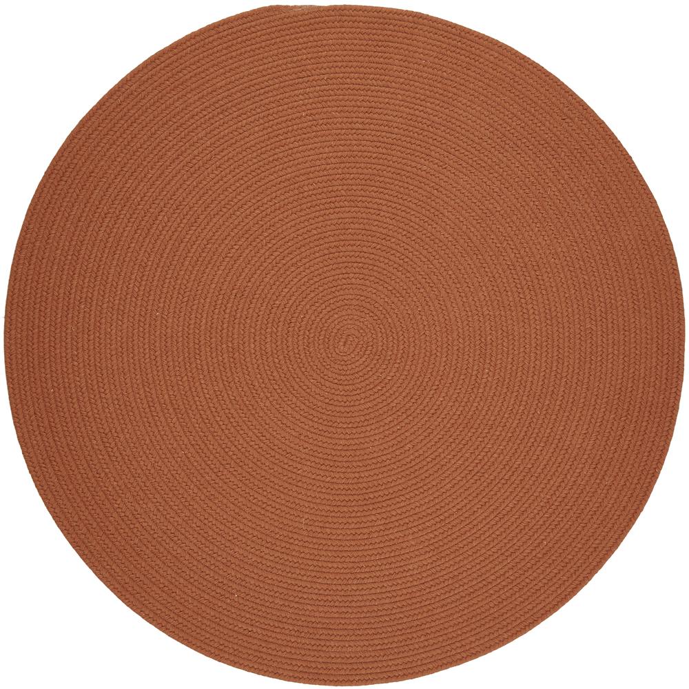 Solid Terra Cotta Wool 10' Round. Picture 1