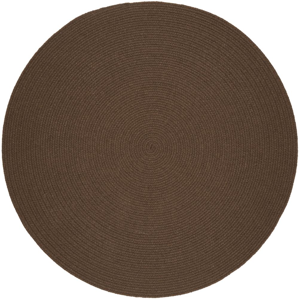 Solid Walnut Wool 10' Round. Picture 1