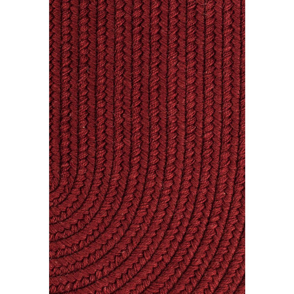 Solid Barn Red Wool 15" Chair Pad. Picture 2