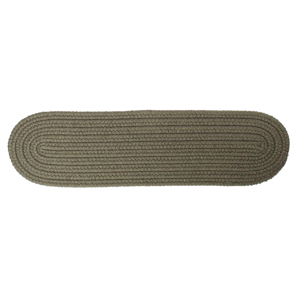 Solid Dk. Sage Wool 8x28 Str Trd. Picture 1