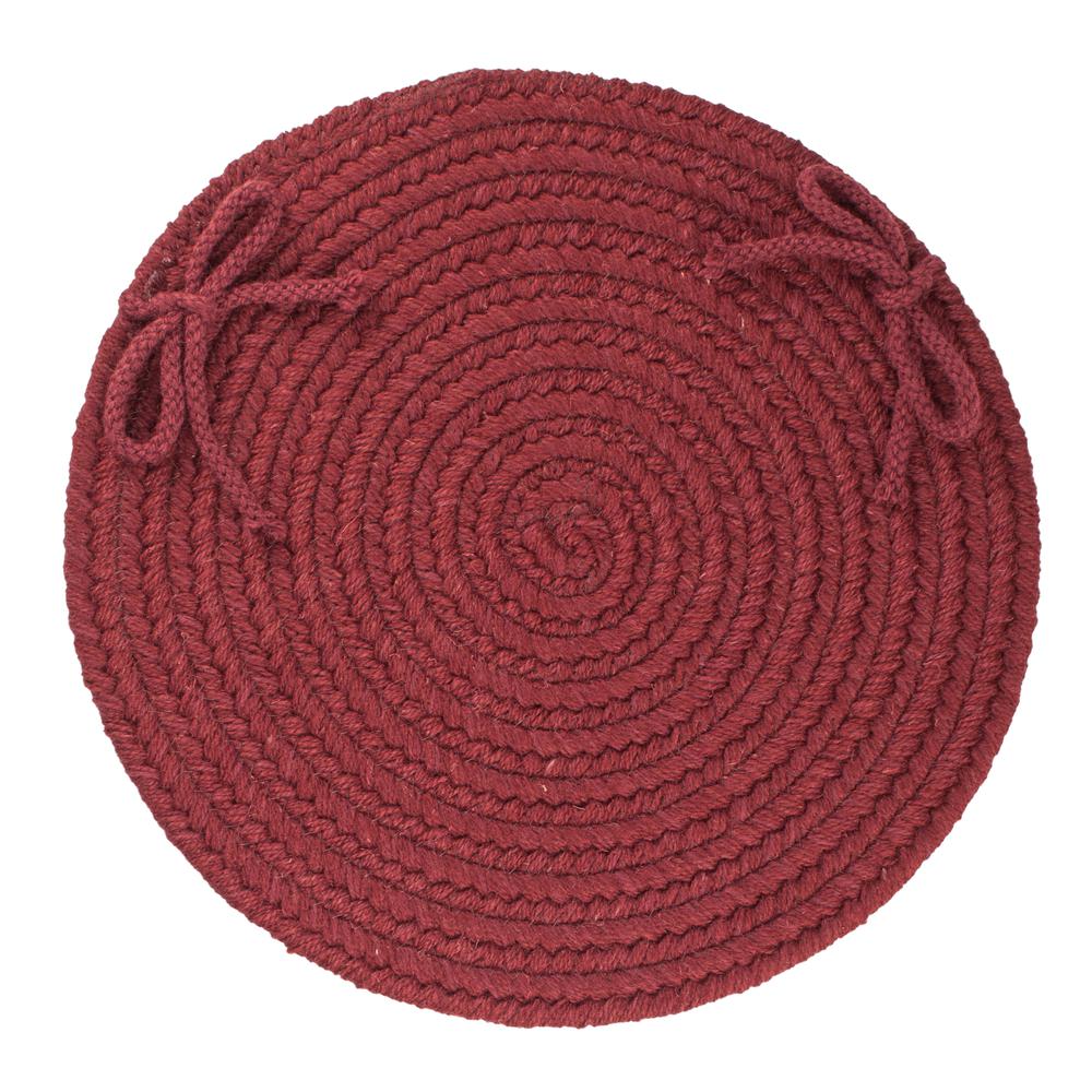 Solid Red Wine Wool C/P's Set-of-4. Picture 1