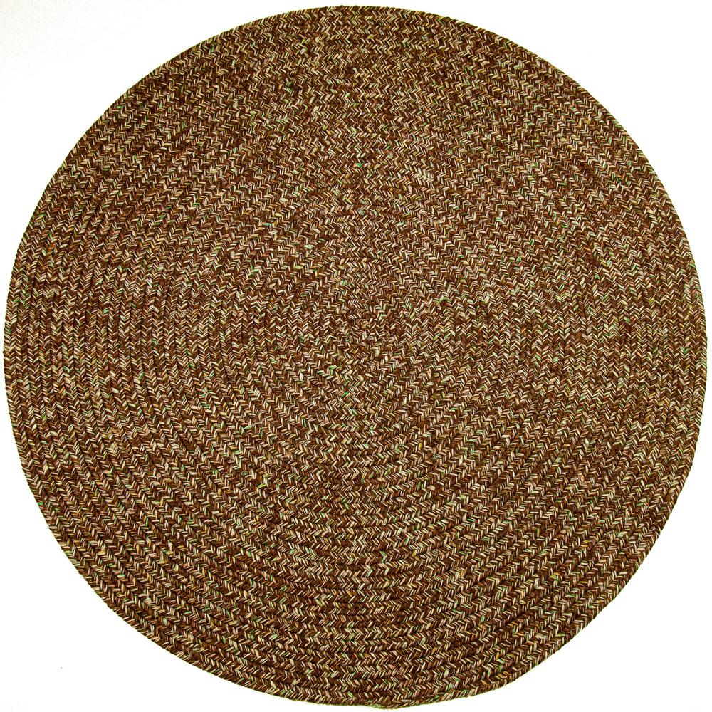 Sandi Brown Tweed 6' Round. Picture 1