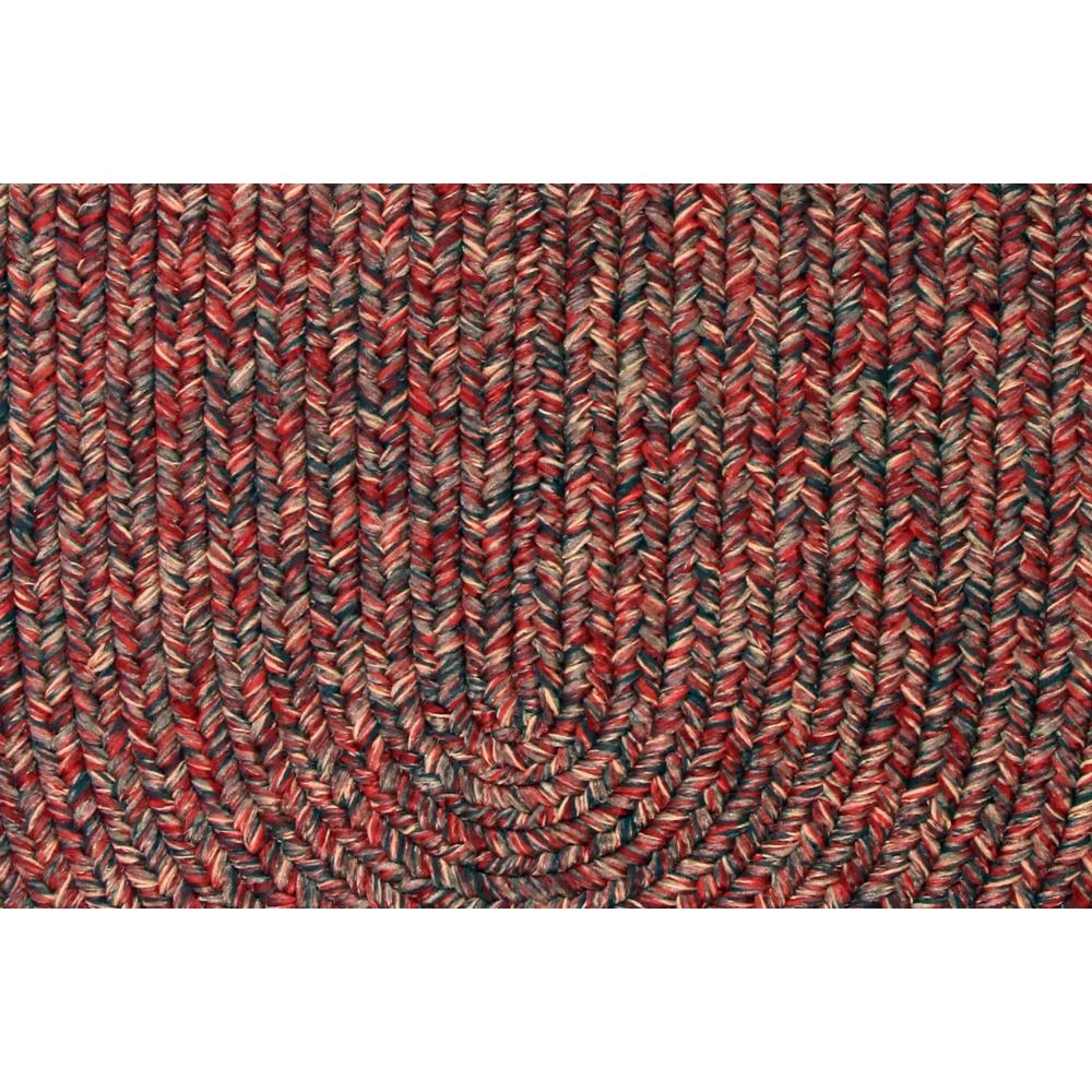 Sandi Sangria Tweed 10X13 Oval. Picture 2