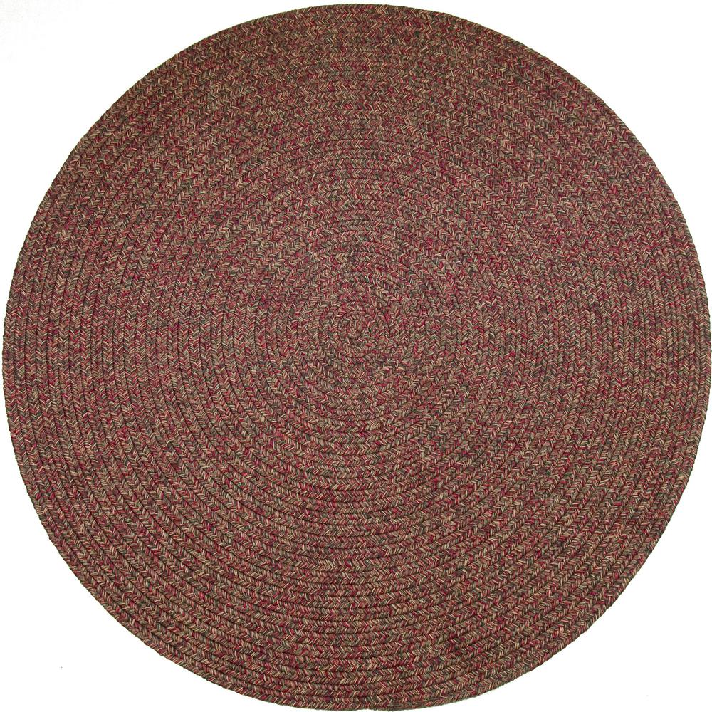Sandi Sangria Tweed 4' Round. Picture 1