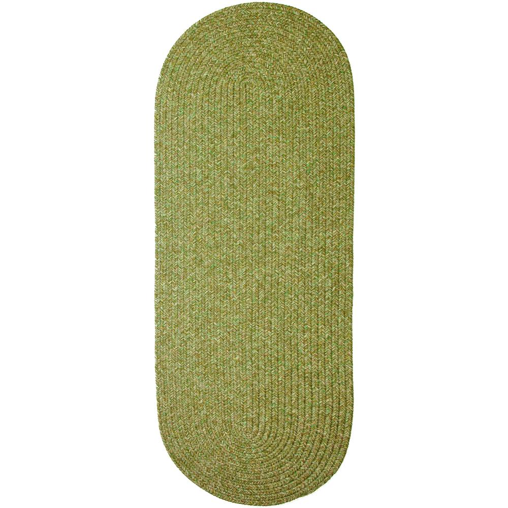 Sandi Bayleaf Tweed 2X6 Oval. Picture 1