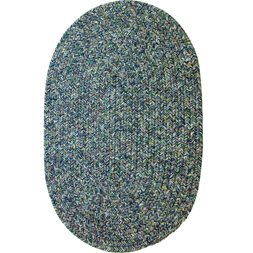 Sandi Denim Tweed 2X3 Oval. Picture 1
