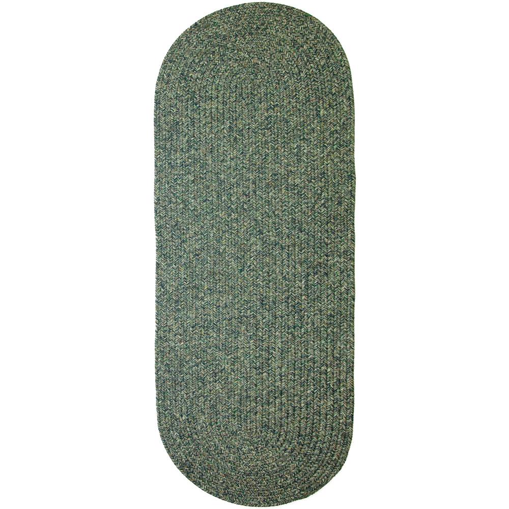 Sandi Denim Tweed 2X6 Oval. Picture 1
