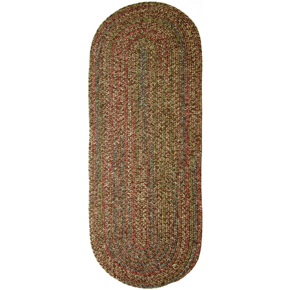 Sophia Brown multicolored 2X6 Oval. Picture 1