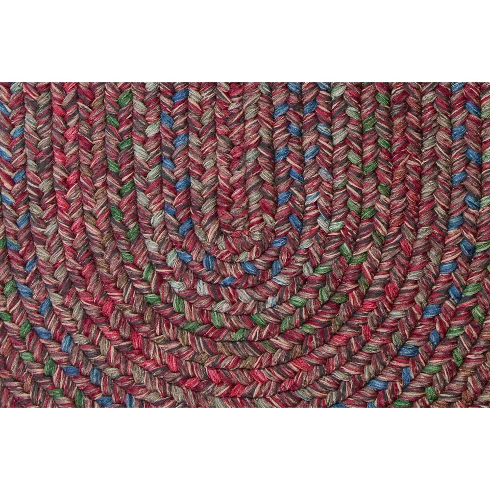 Sophia Burgundy red multicolored 4' Round. Picture 2