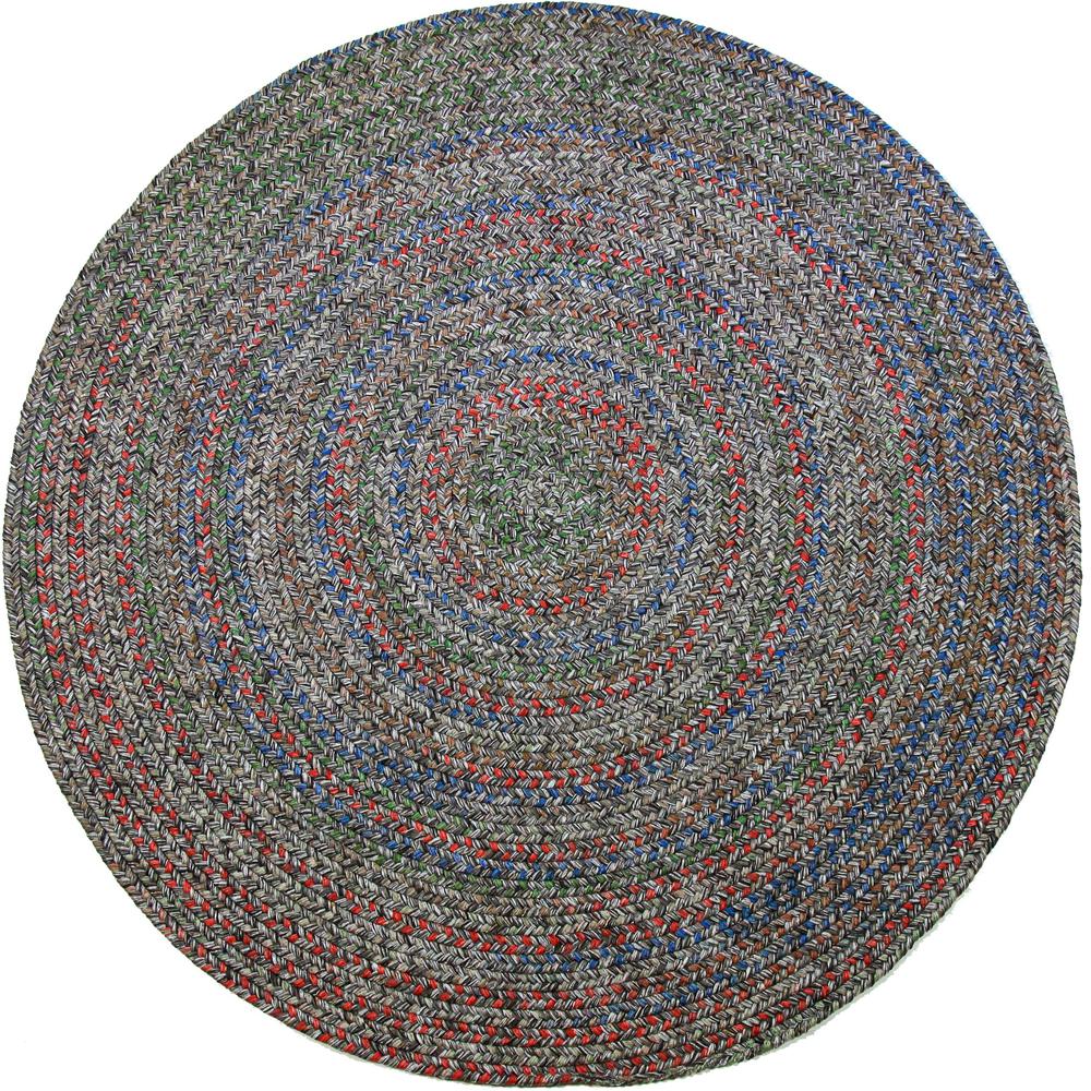 Sophia Graphite gray multicolored 8' Round. Picture 1
