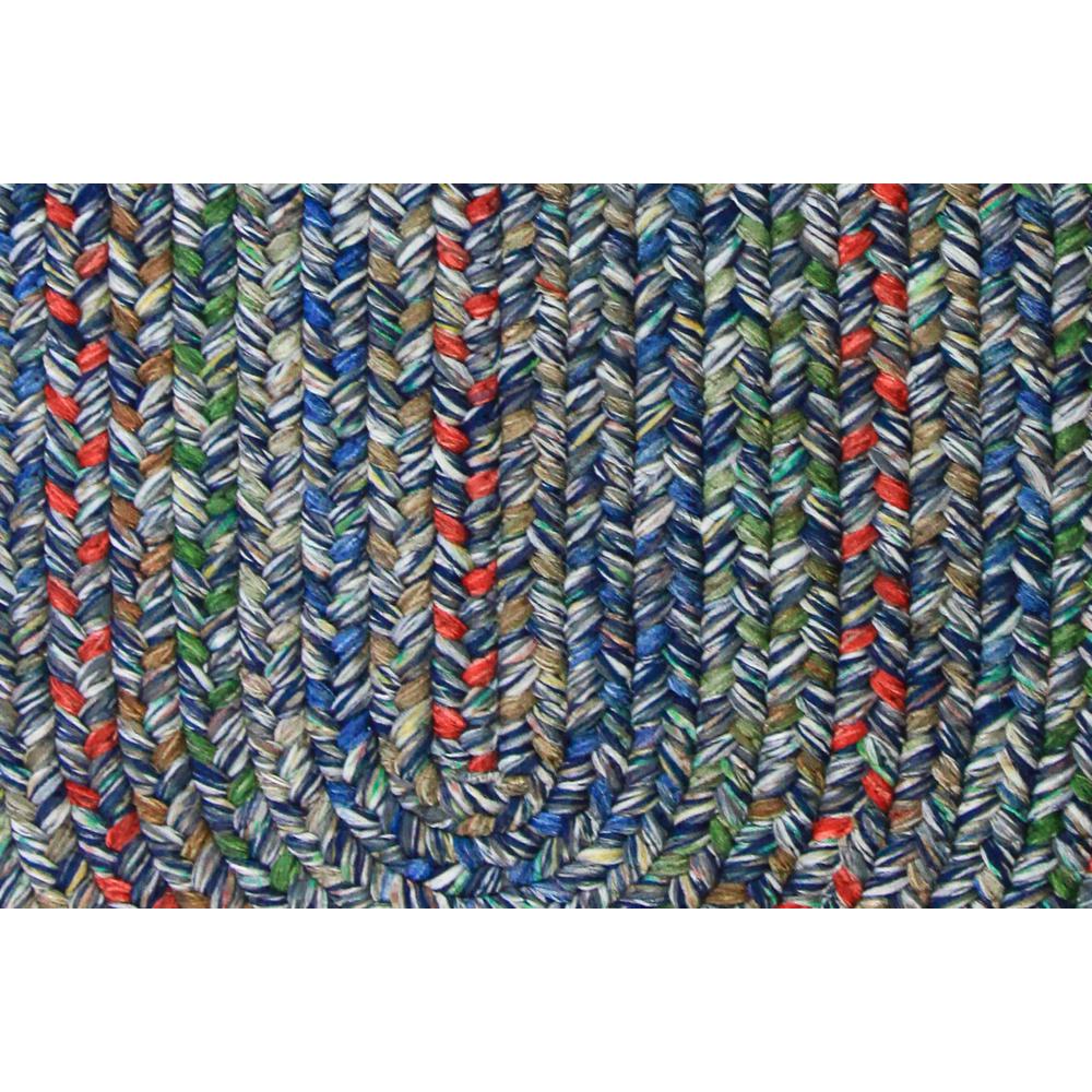 Sophia Denim blue multicolored 2X8 Oval. Picture 2