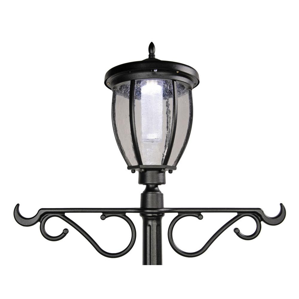 Terrace Solar Lamp Post and Planter. Picture 6