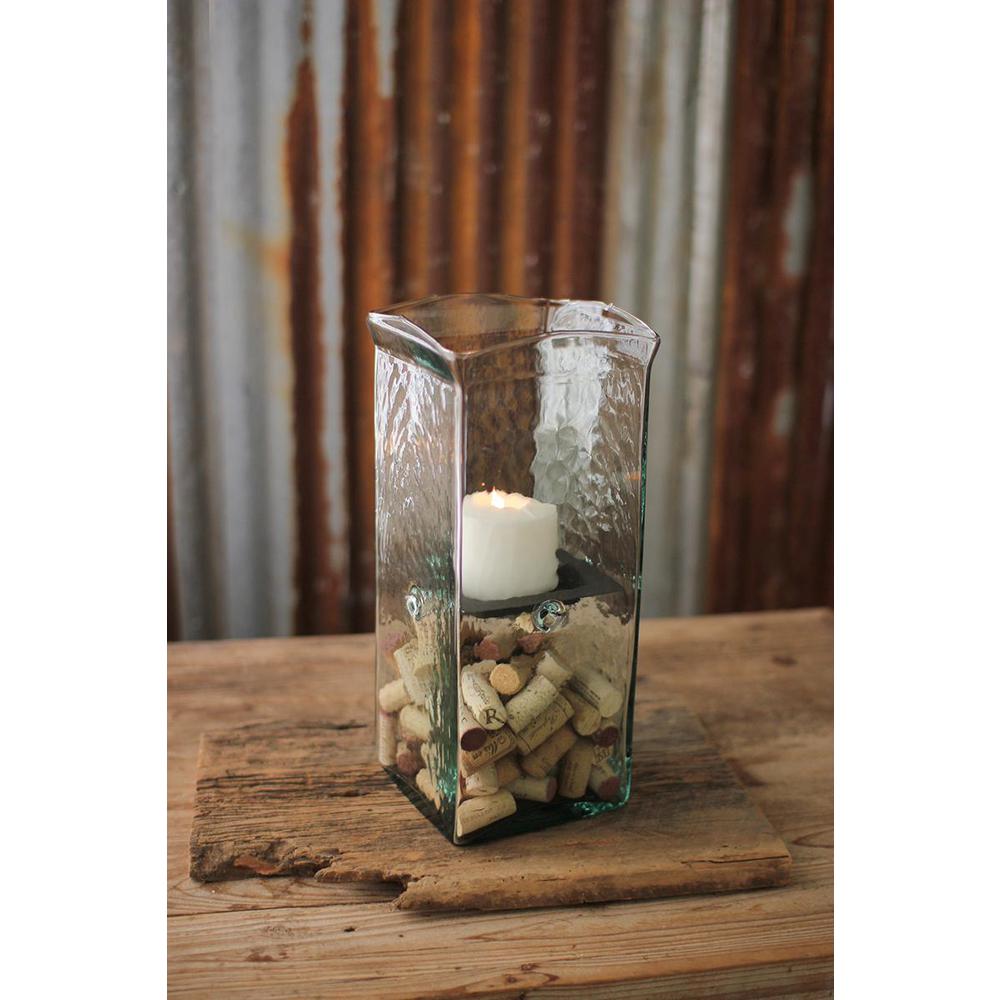 Square Candle Hurricane - Medium. Picture 2