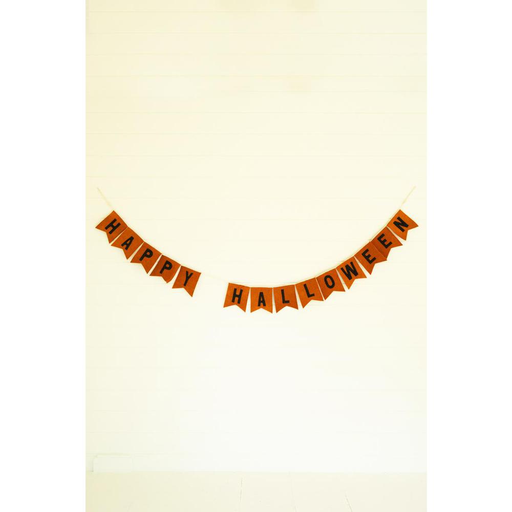 Felt Happy Halloween Garland. Picture 2