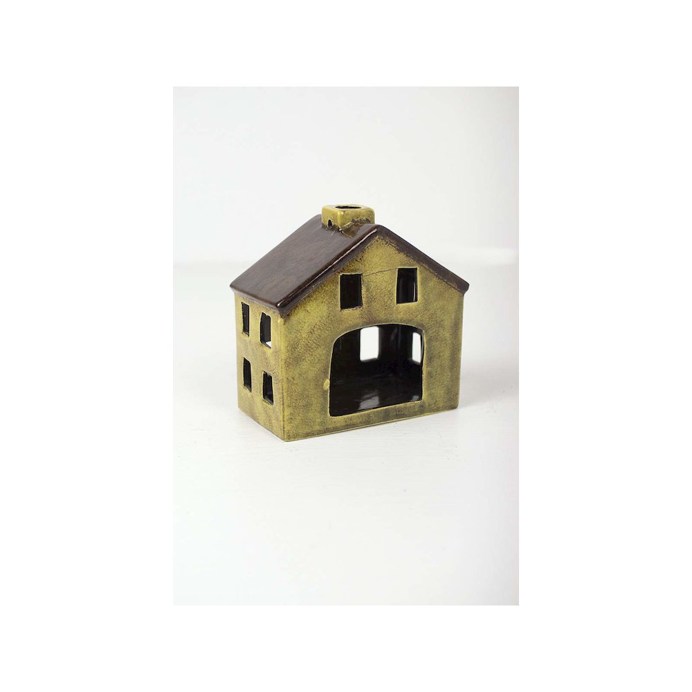 Set Of Six Ceramic Village-One Each Design. Picture 7