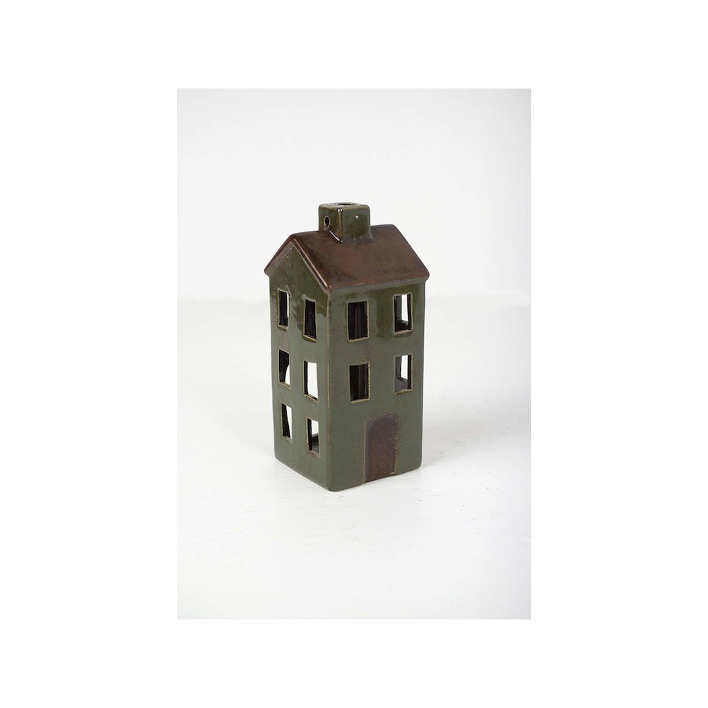 Set Of Six Ceramic Village-One Each Design. Picture 8