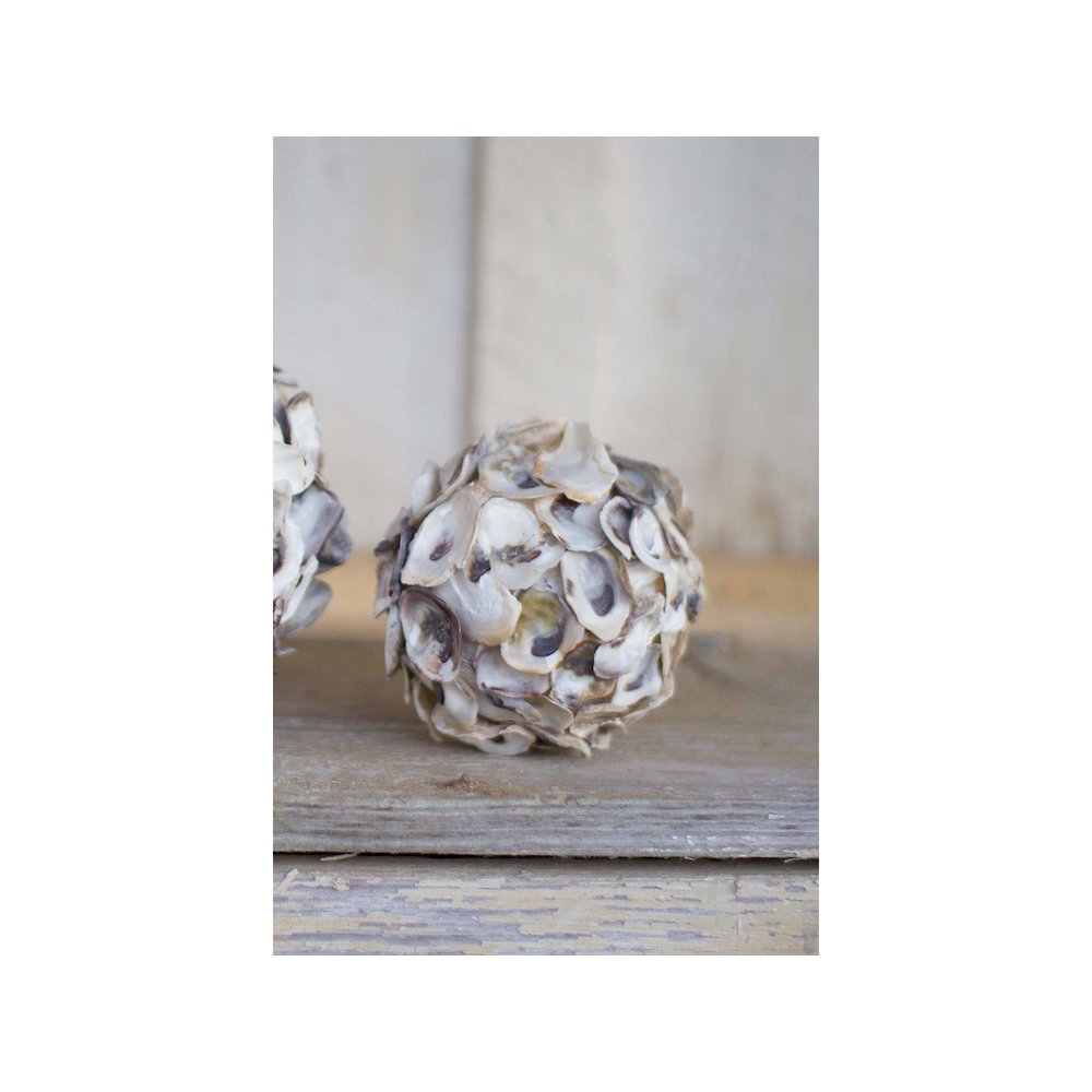 Oyster Shell Sphere. Picture 1