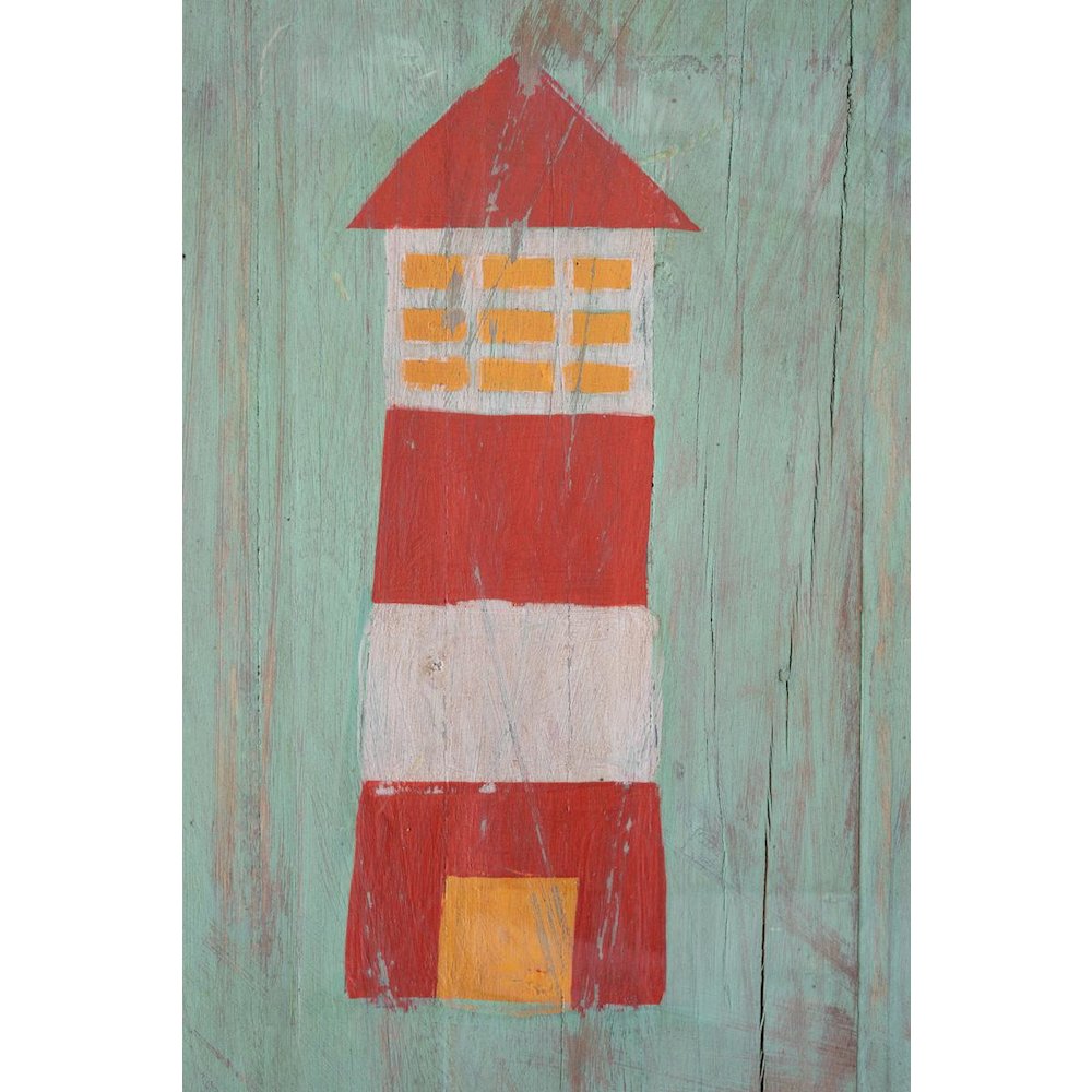 Set Of Four Painted Wood Coastal Wall Art. Picture 3