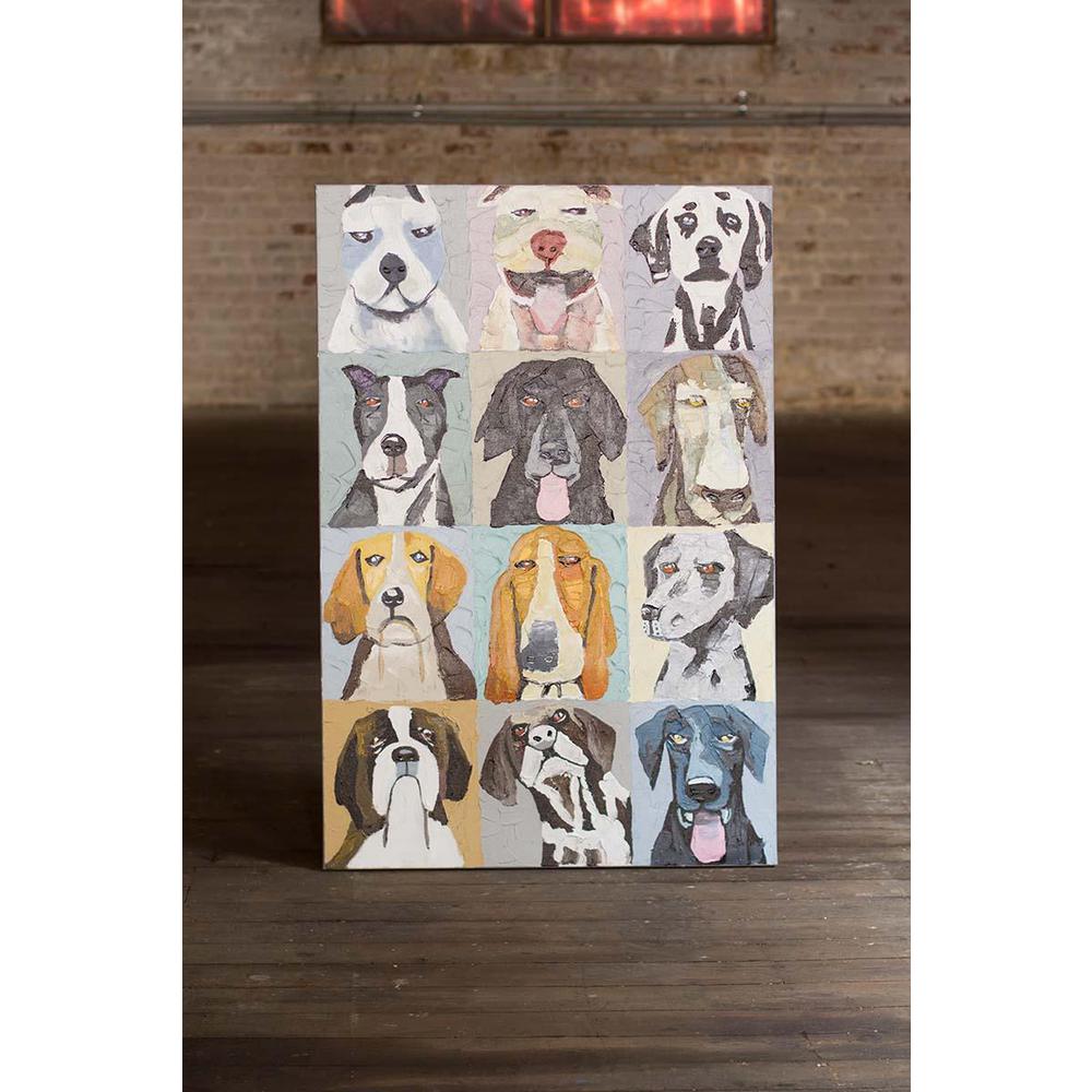 Oil Painting - 12 Emotional Dogs. Picture 2