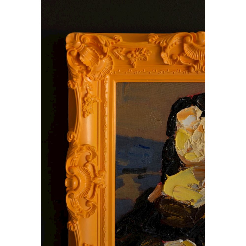 Set Of Three Framed Acrylic Portrait Paintings. Picture 2
