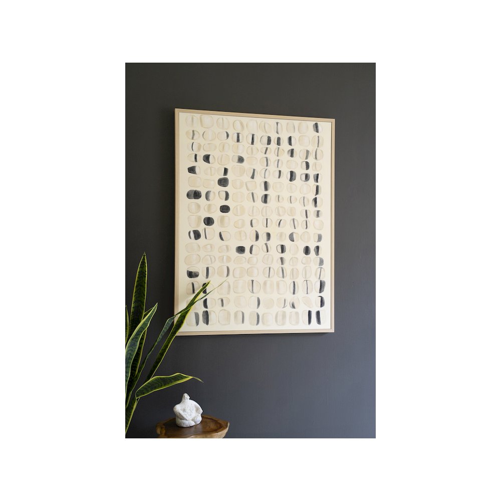 Framed Acrylic Painting - Abstract #1. Picture 4