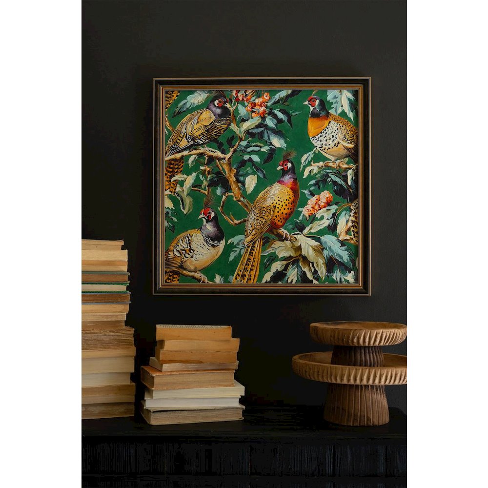 Framed Pheasant Painting. Picture 1