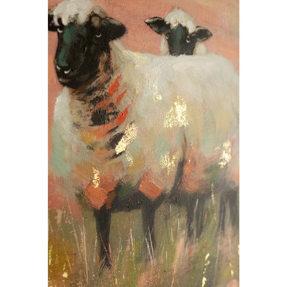Framed Sheep Painting. Picture 3