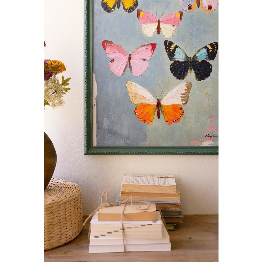 Framed Butterfly Painting. Picture 3
