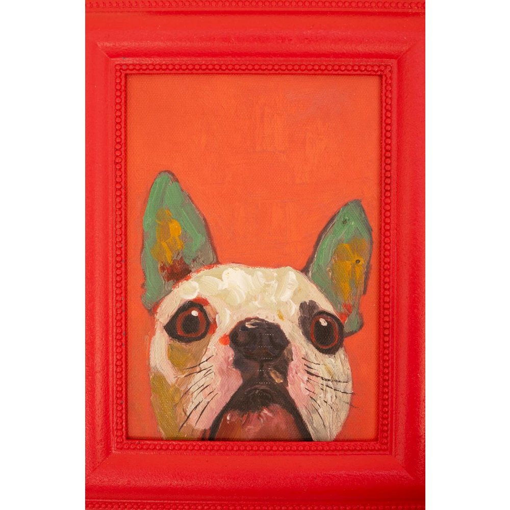 Set Of Three Framed Dog Paintings. Picture 3
