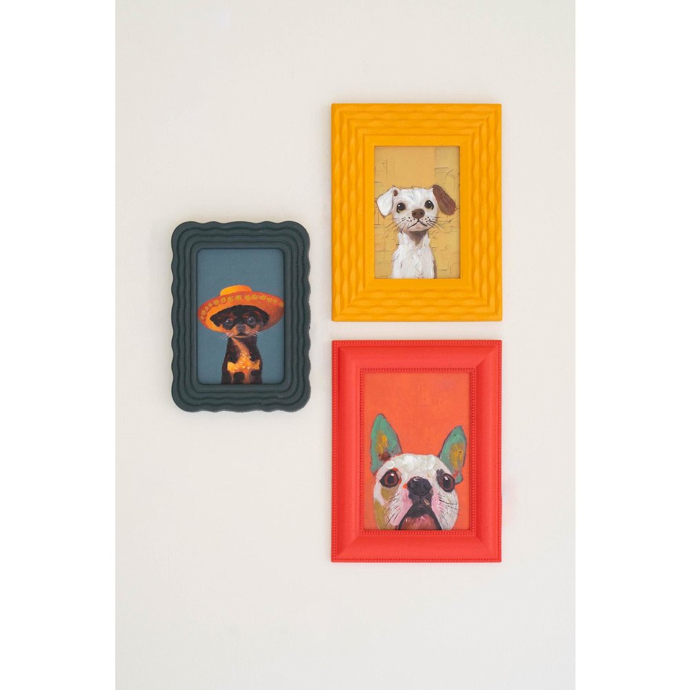 Set Of Three Framed Dog Paintings. Picture 6