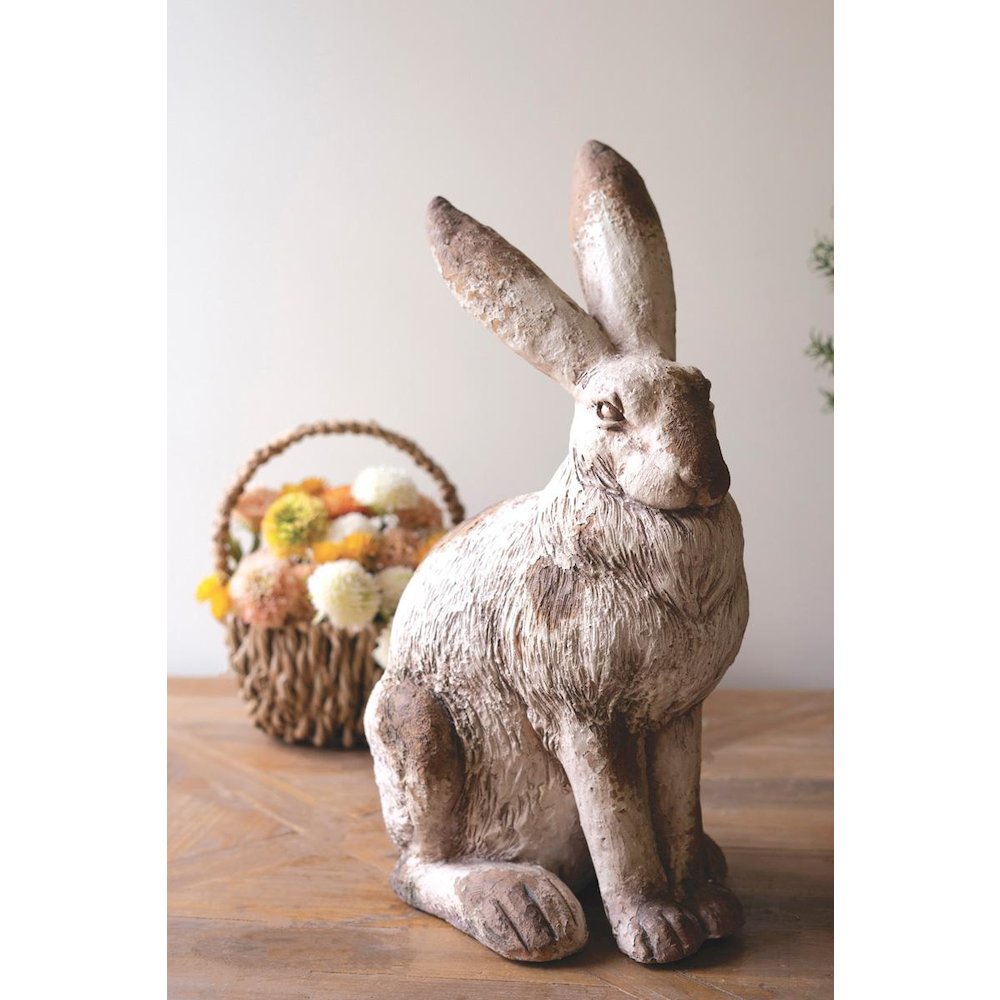 Faux Concrete Rabbit. Picture 5