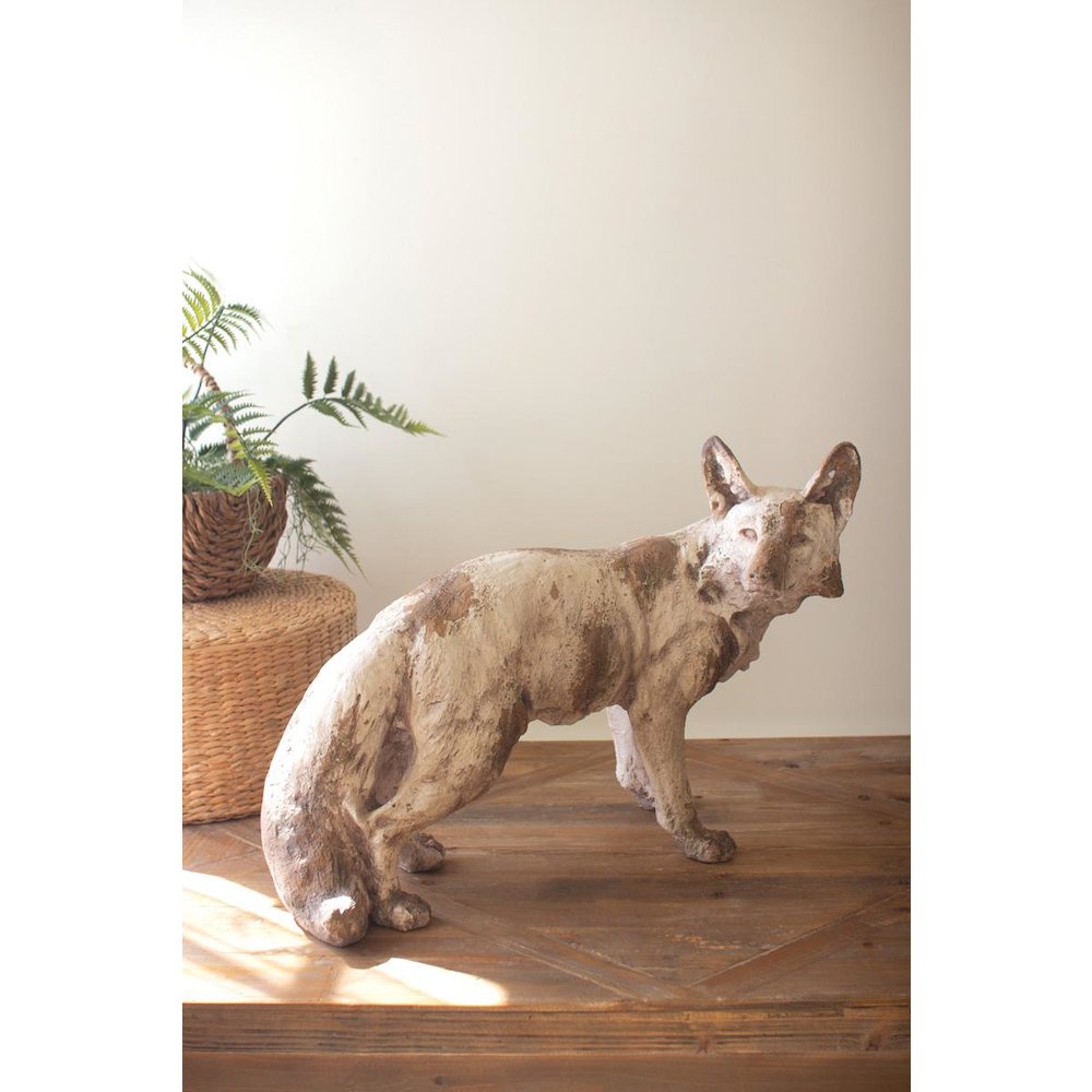 Faux Concrete Fox. Picture 1