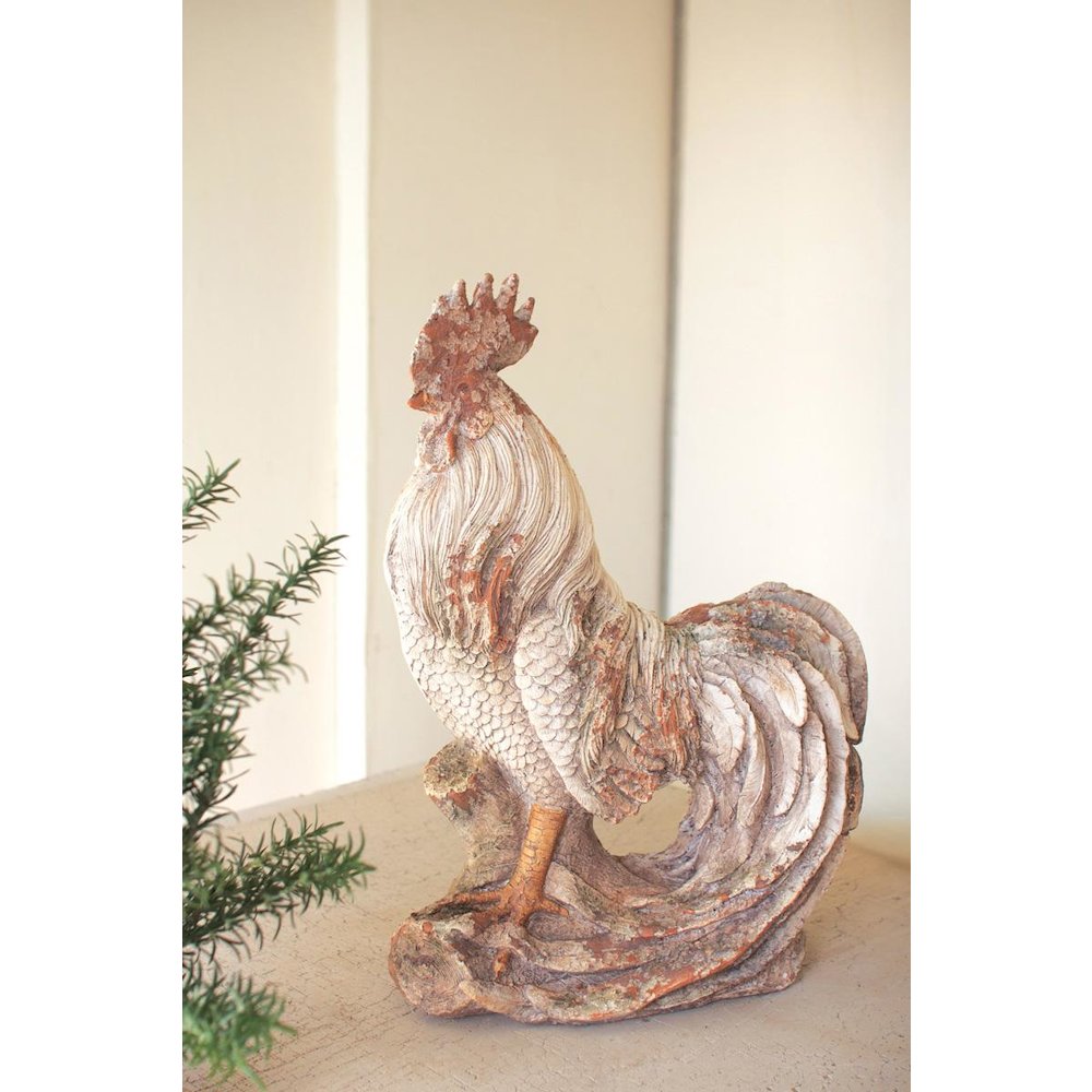 Faux Concrete Rooster. Picture 1