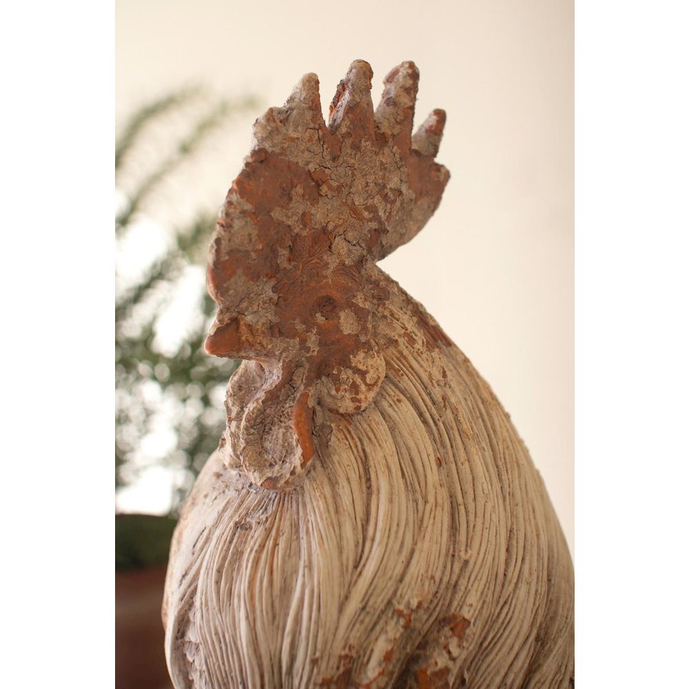 Faux Concrete Rooster. Picture 2