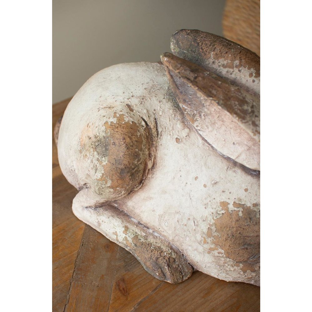 Faux Concrete Rabbit - Laying. Picture 5