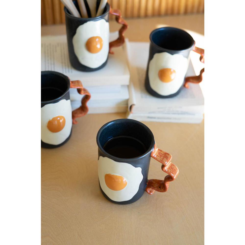 Ceramic Mug - Bacon An Eggs. Picture 3