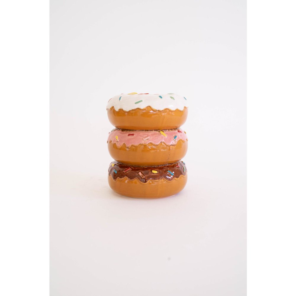 Ceramic Stacked Donut Vase. Picture 4