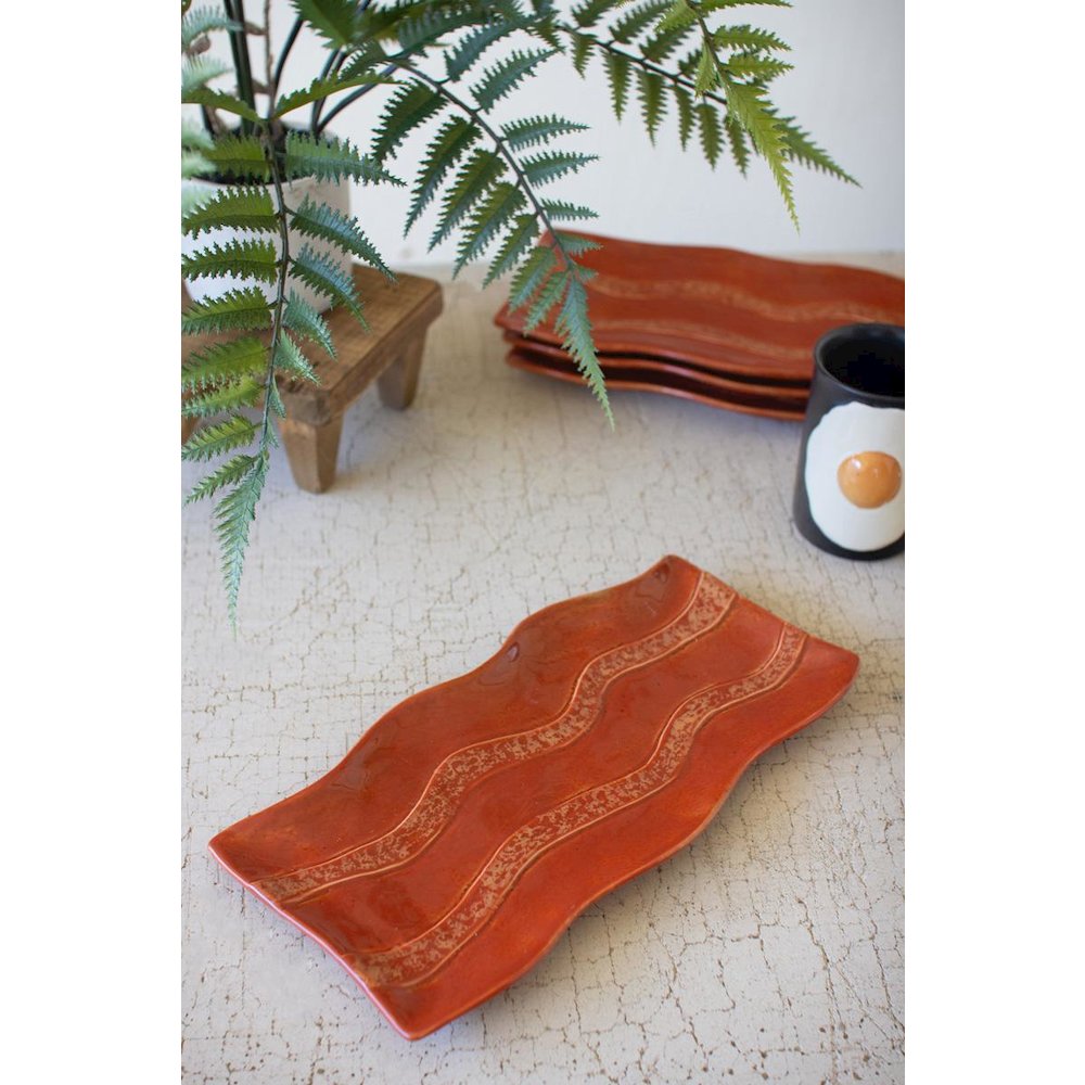 Ceramic Bacon Platter. Picture 1